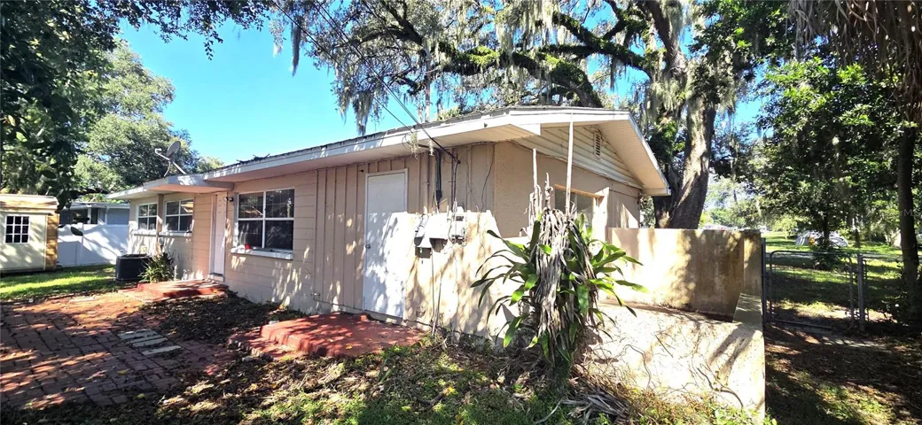 Rear of house