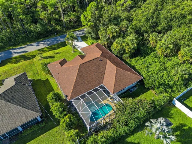 private backyard