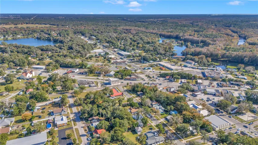 Aerial view of Rainbow &amp; Withlacoochee Rivers