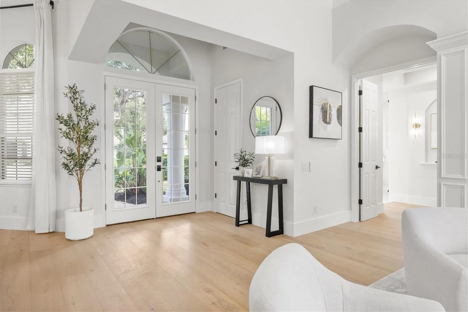 Front Entry Door and Foyer