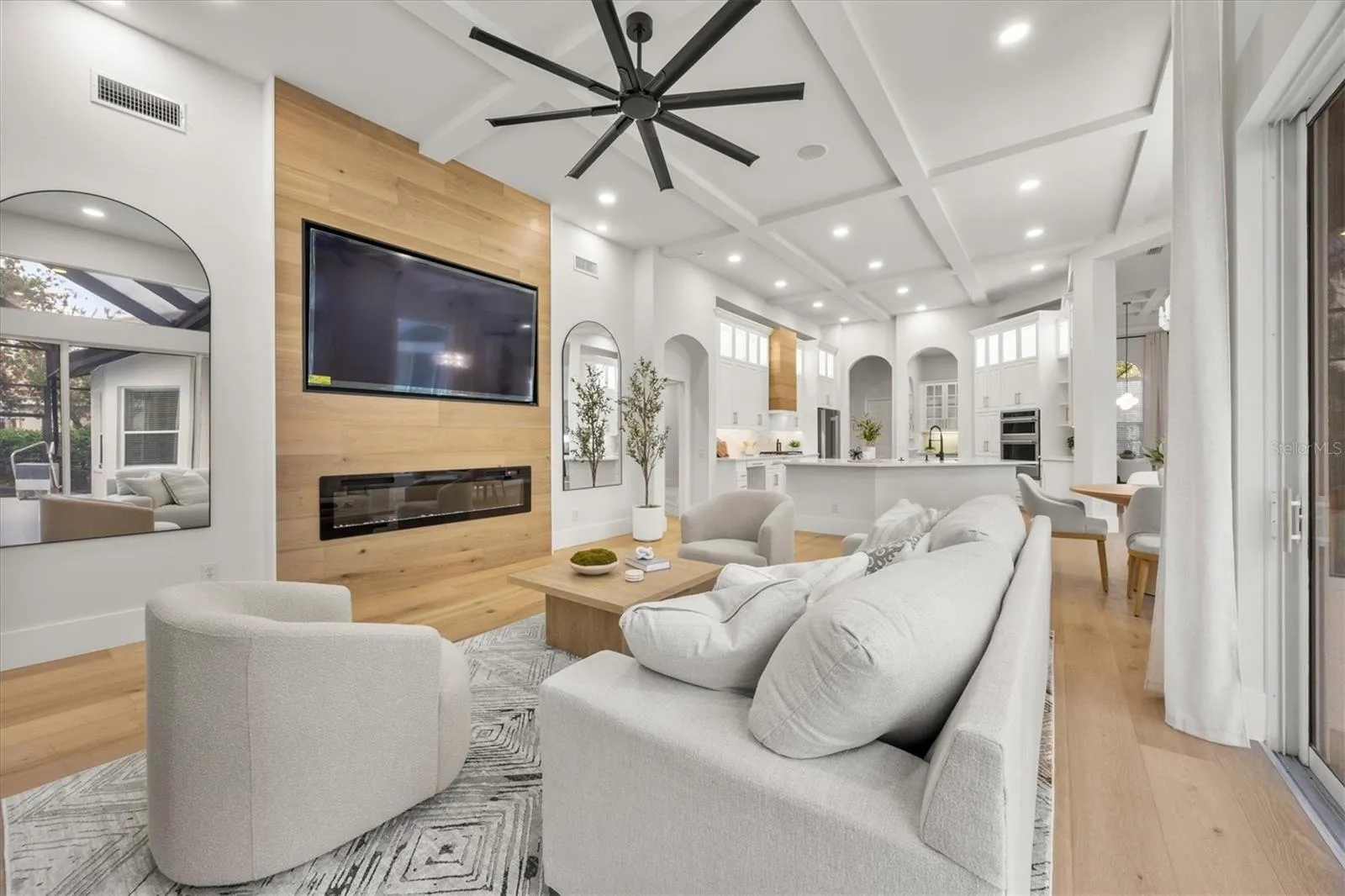 Family Room Feature Wall