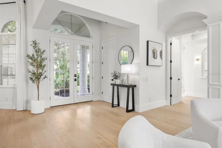 Front Entry Door and Foyer