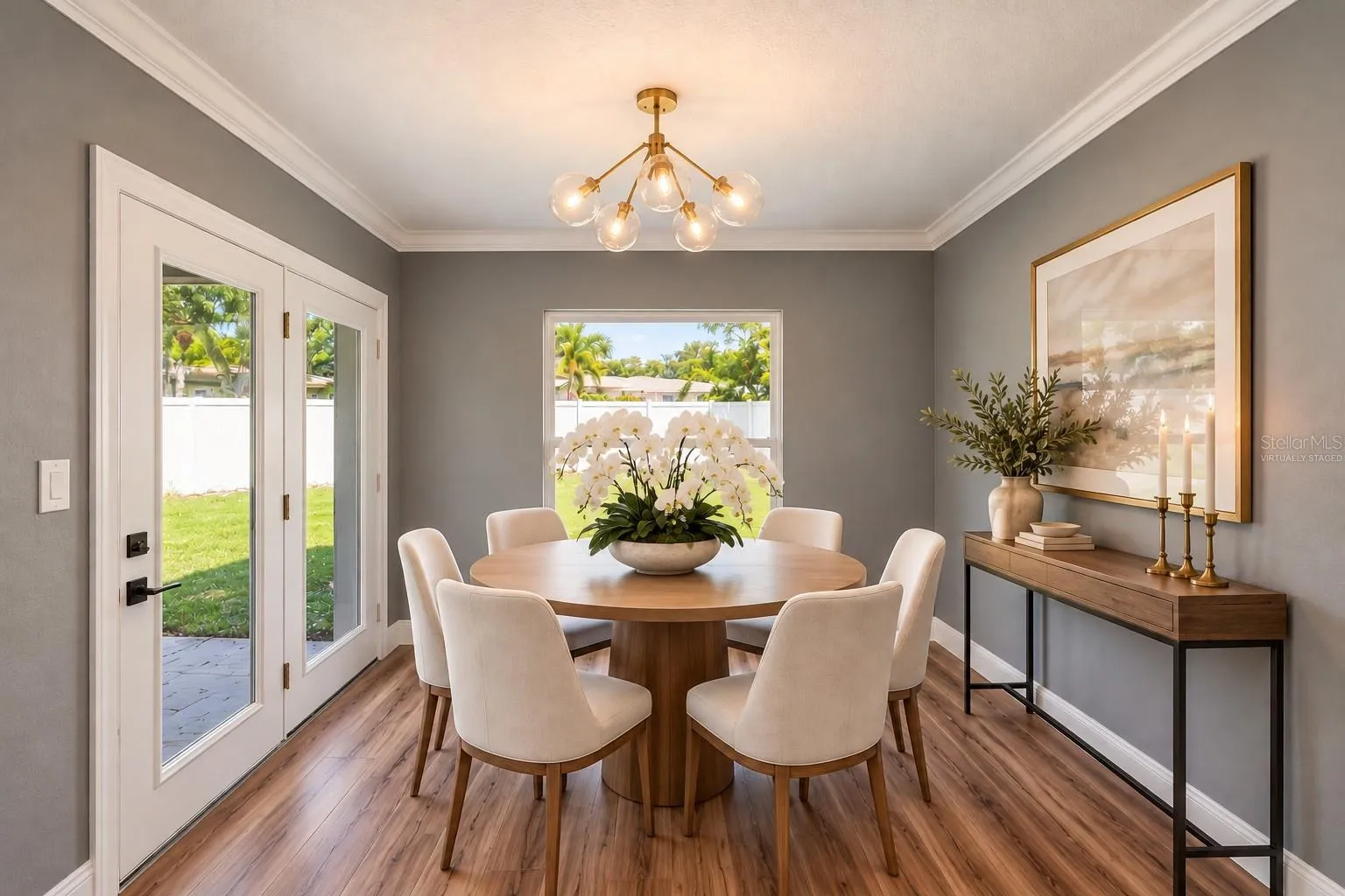 Virtually Staged. Dinning Room