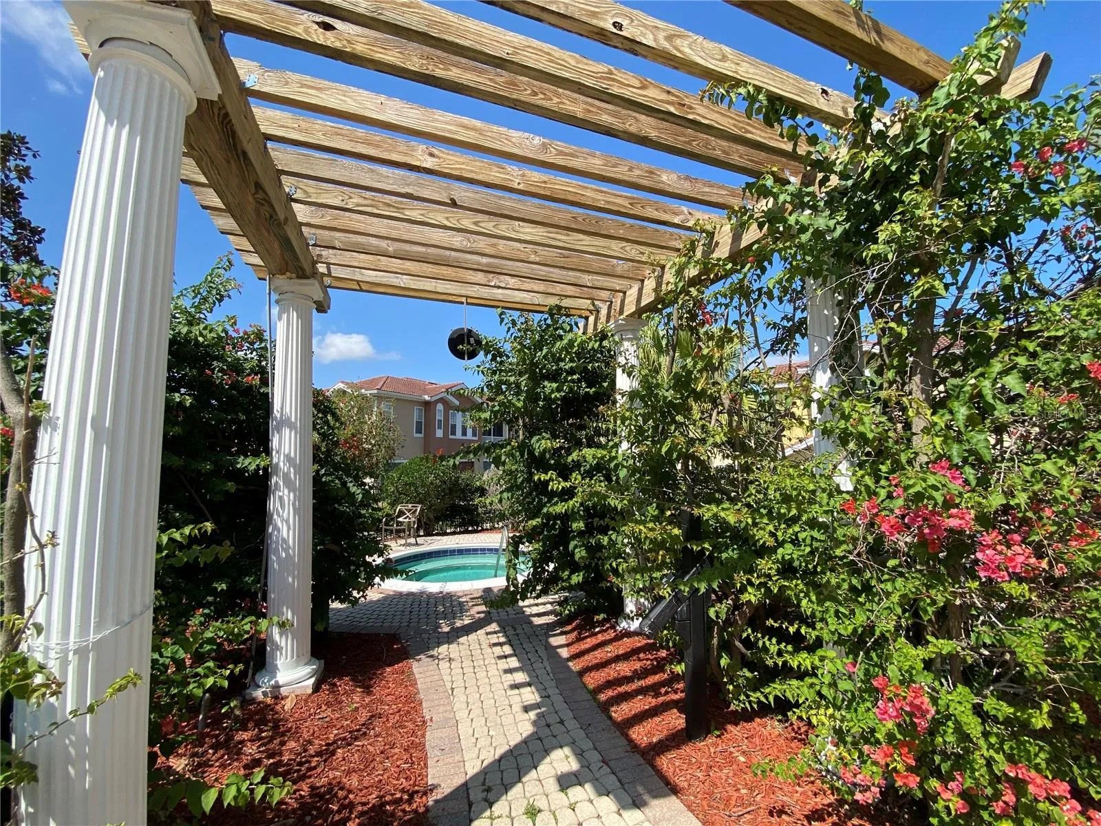 Community Hot Tub Entrance