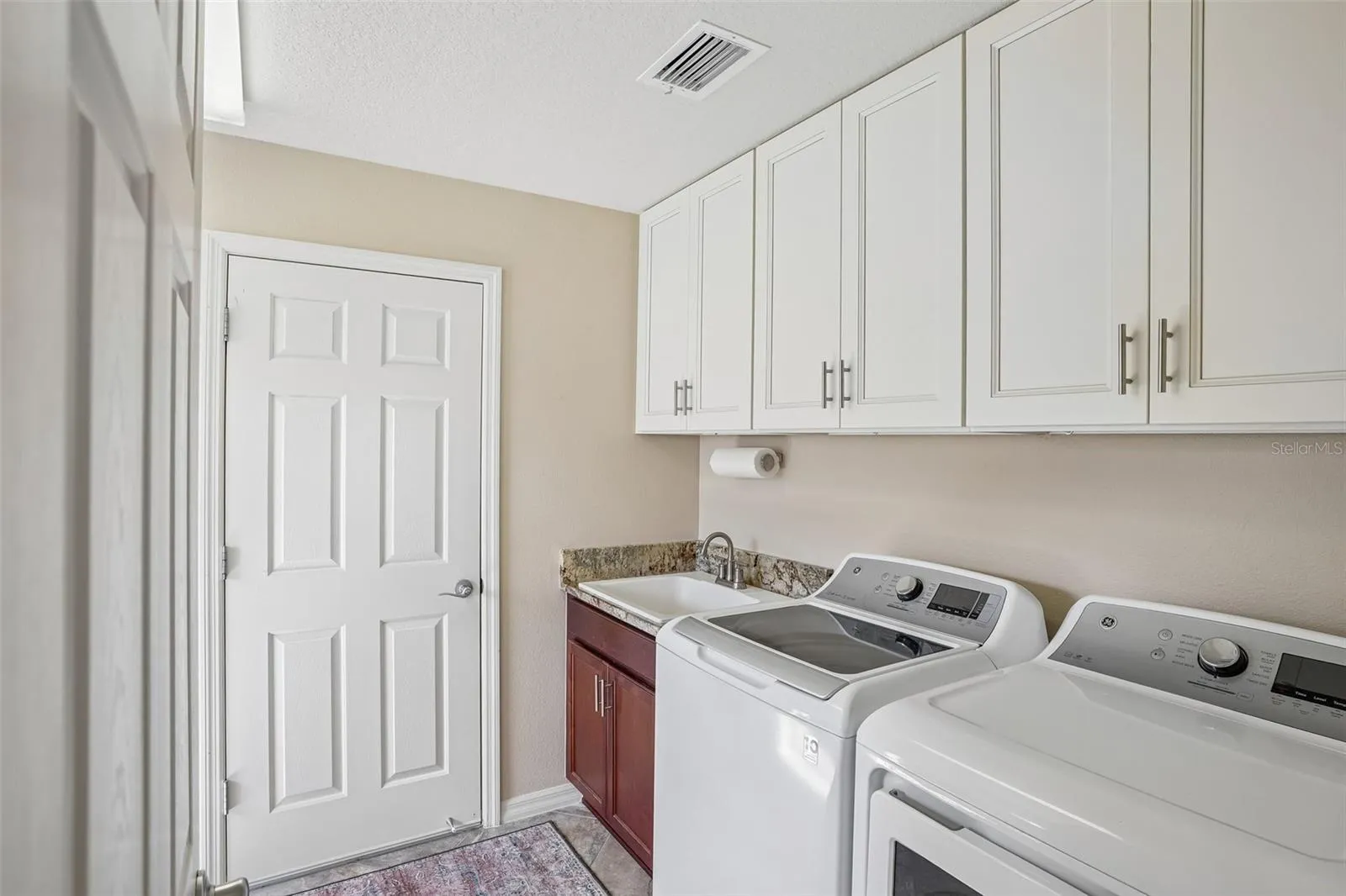 Laundry Room with Sink and New Soft Close Cabinets