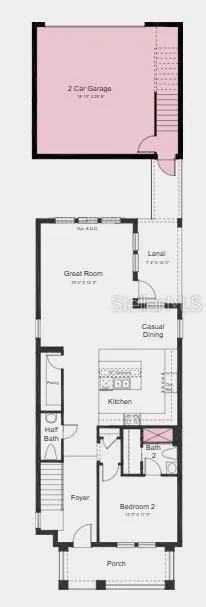 Floor 1 Plan: Additional Highlights include: Wet bar at game room, whole house 8' interior doors, 42" upper kitchen cabinets, quartz counter tops and crown molding package at kitchen.