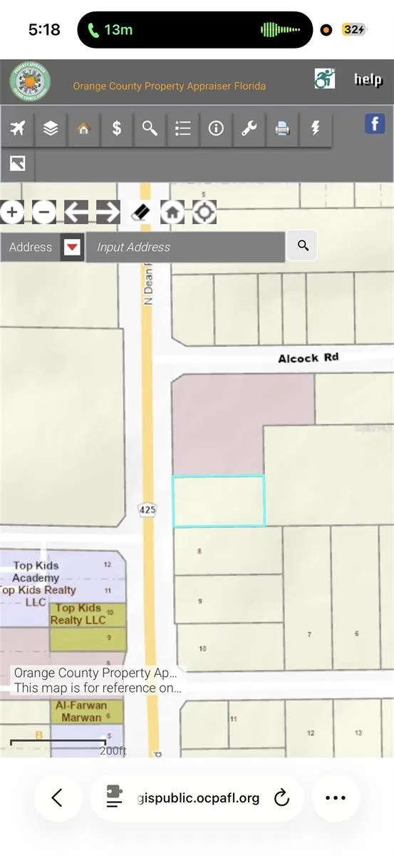 Map location