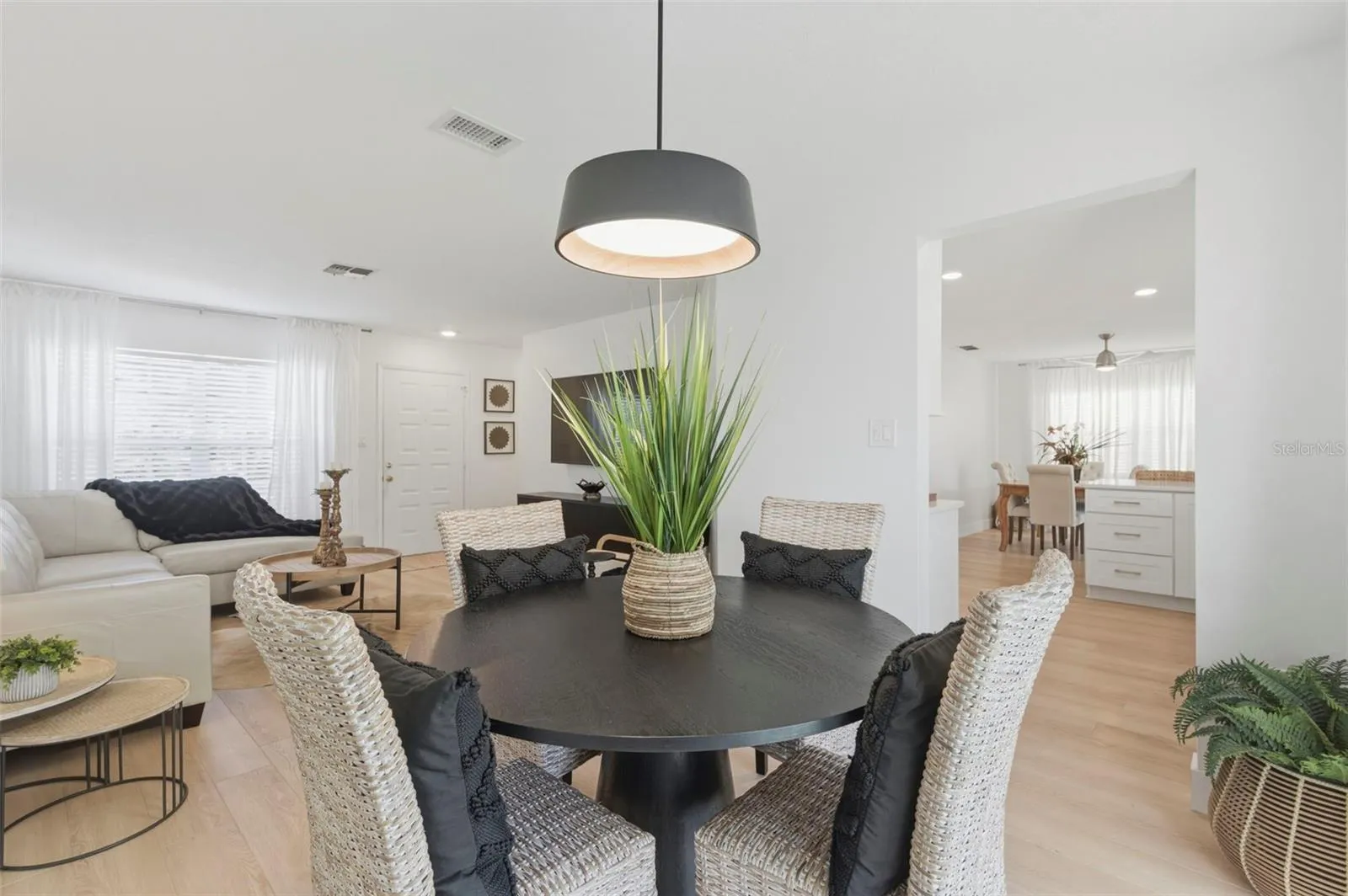 Living Room- Dining combo. No Popcorn anywhere, New Luxury Vinyl throughout!