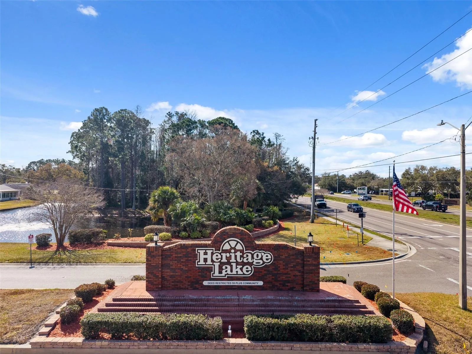 Our Heritage Lakes sign