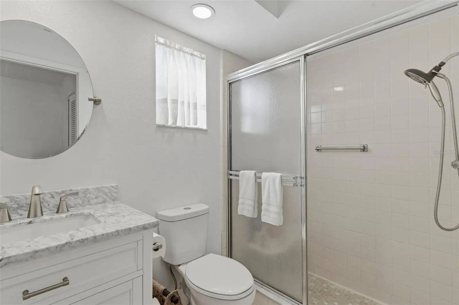 Primary bath shower, new vanity etc.