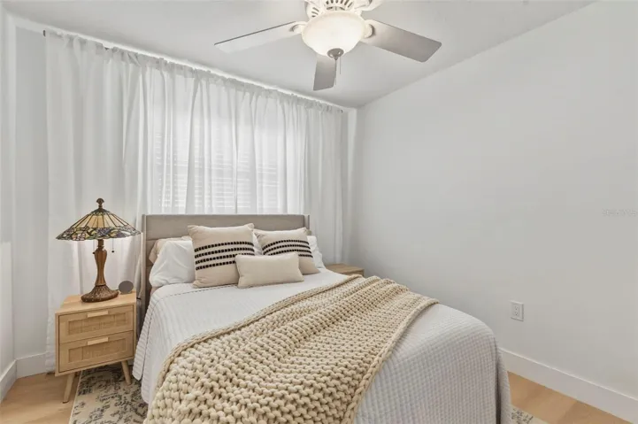 Guest/ second bedroom with large walk-in closet