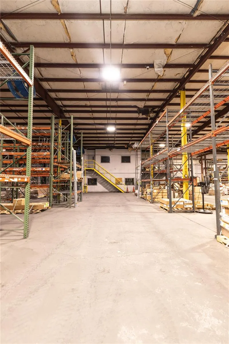 Interior of warehouse