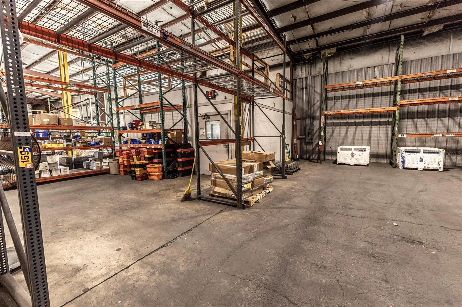 Interior of warehouse