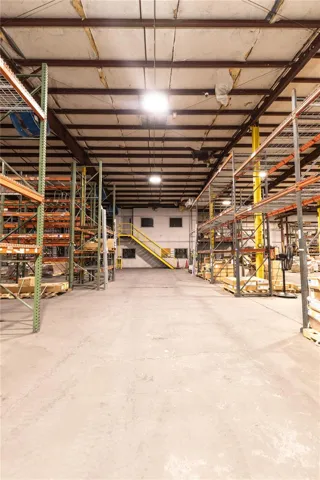 Interior of warehouse