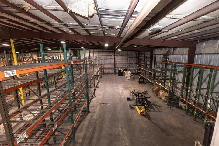 Interior of warehouse