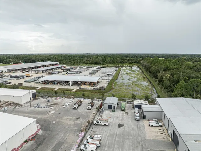 Aerial view of Warehouse