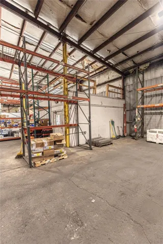 Interior of warehouse