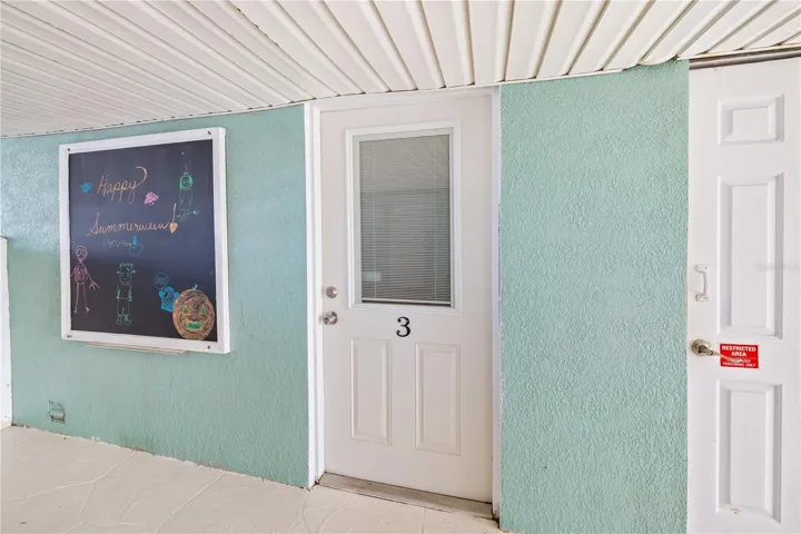 UNIT #3 Entrance