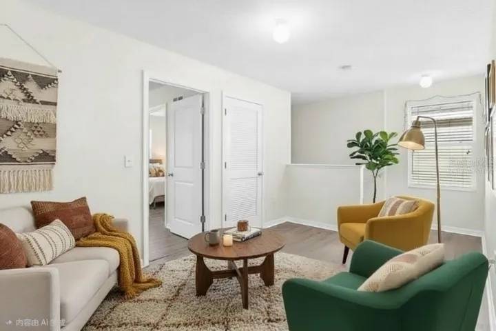 Loft -virtually staged