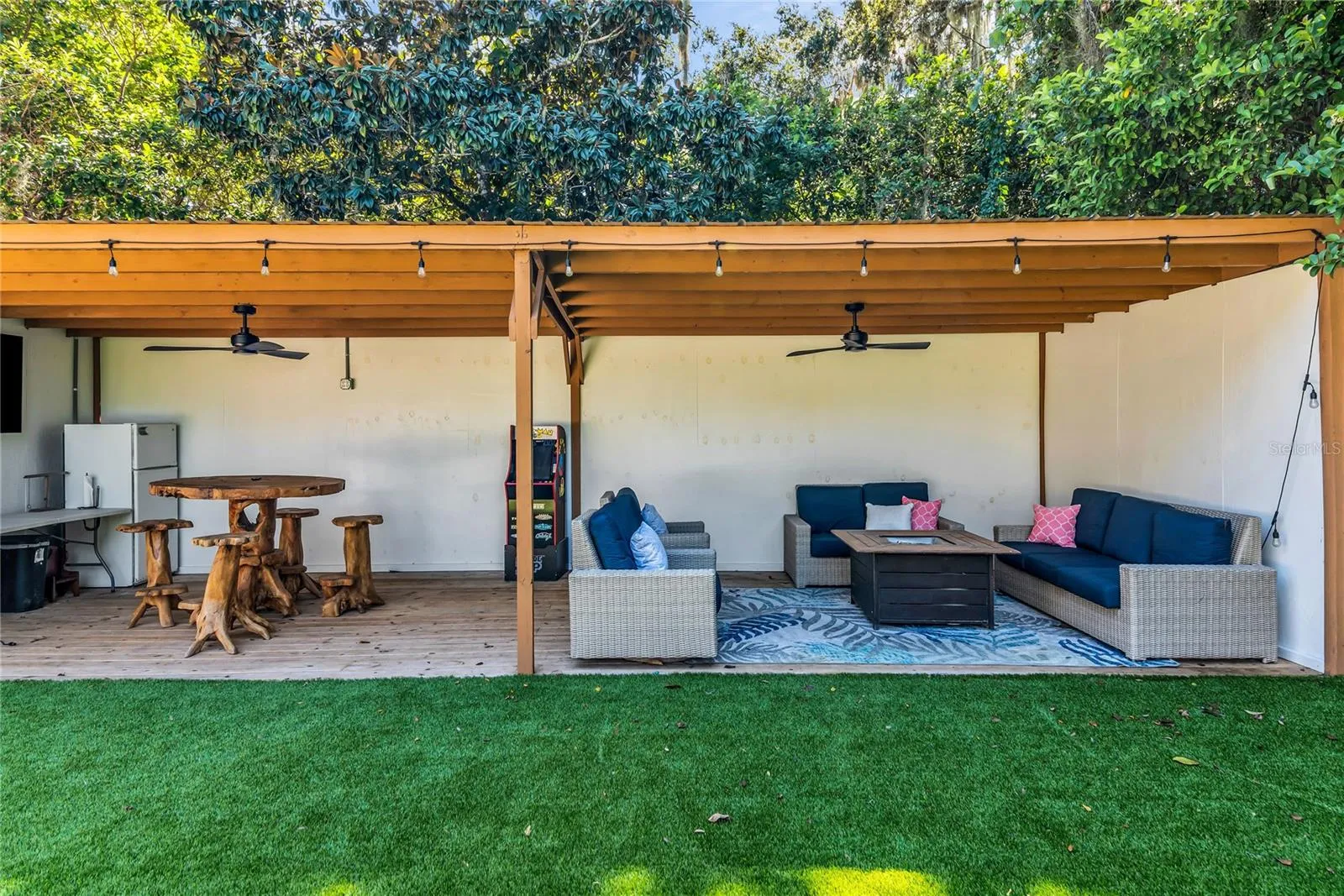 Detached Covered Lanai creates an expansive and inviting space to enjoy Florida living year round