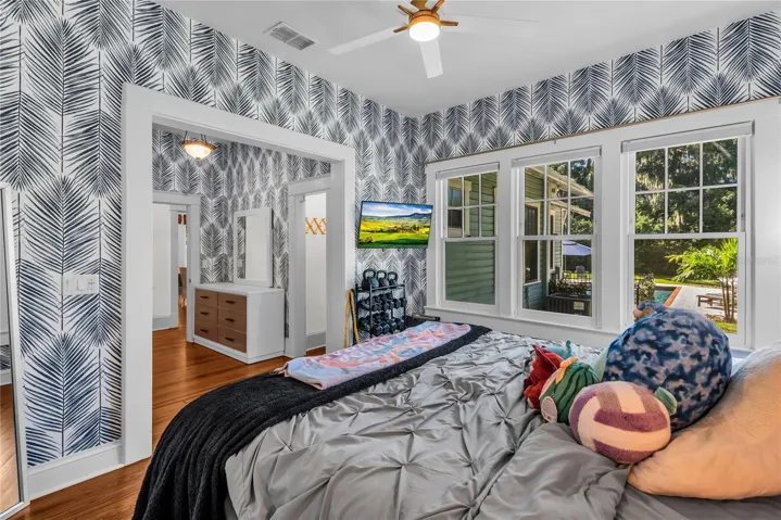 Second Primary Suite with dual closets and an ensuite bath