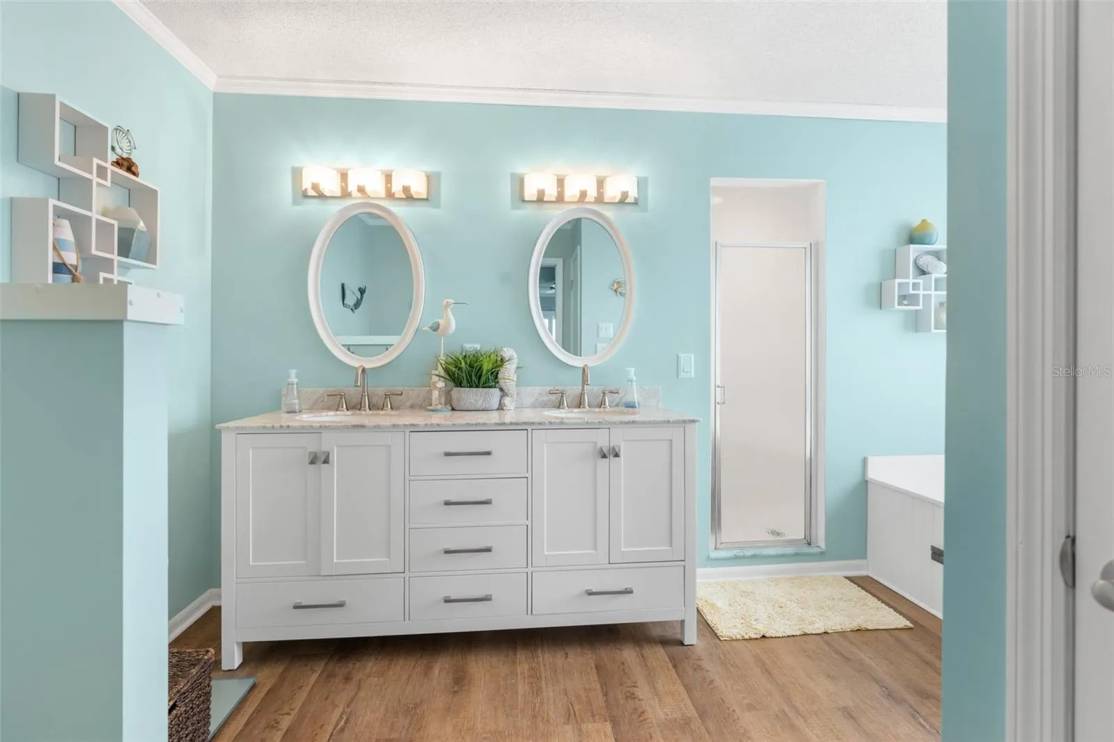Owner's Suite Bathroom. Located on second story.