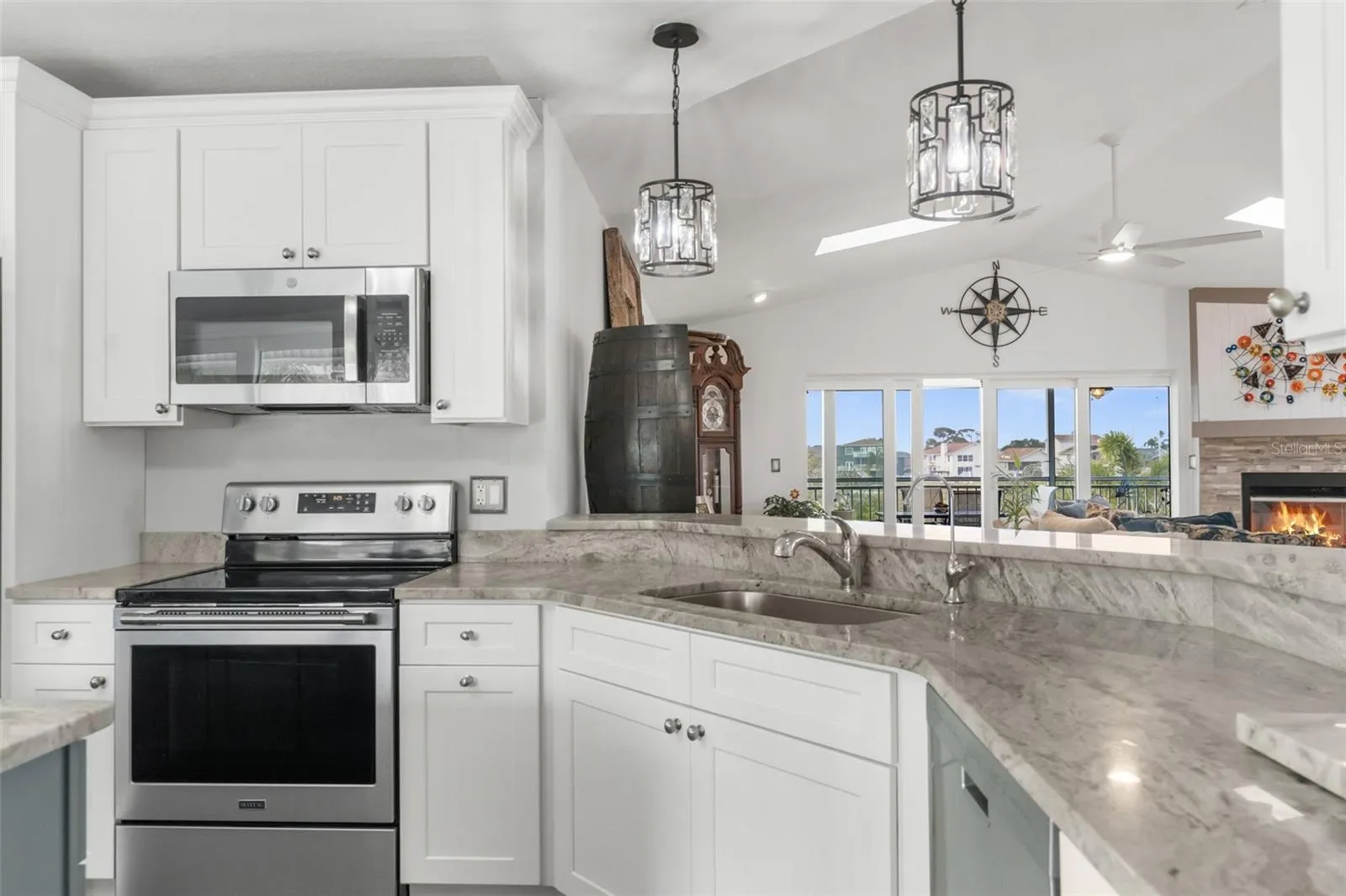 Kitchen. Located on second story.