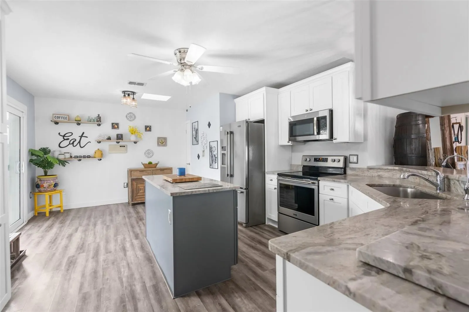 Kitchen. Located on second story.