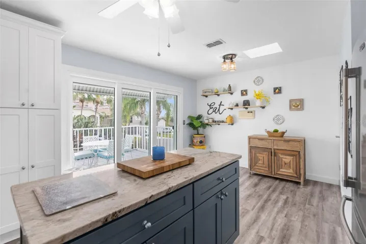 Kitchen. Located on second story.