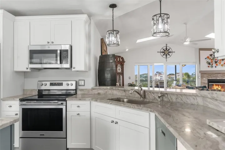 Kitchen. Located on second story.