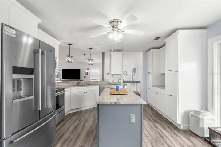 Kitchen. Located on second story.