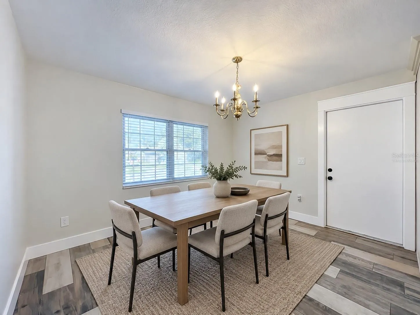 Virtually Staged Dining Area