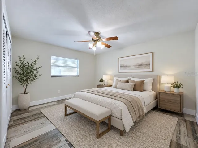 Virtually Staged Bedroom-Far Right