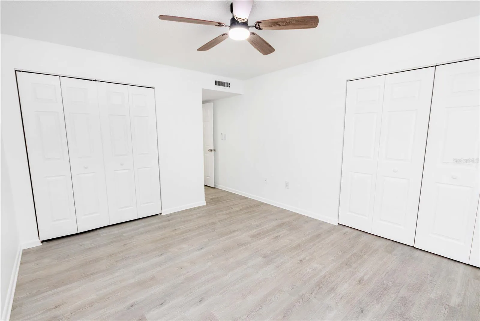 owners suite with dual closets