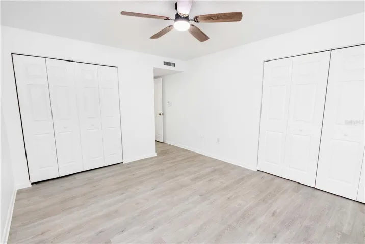 owners suite with dual closets