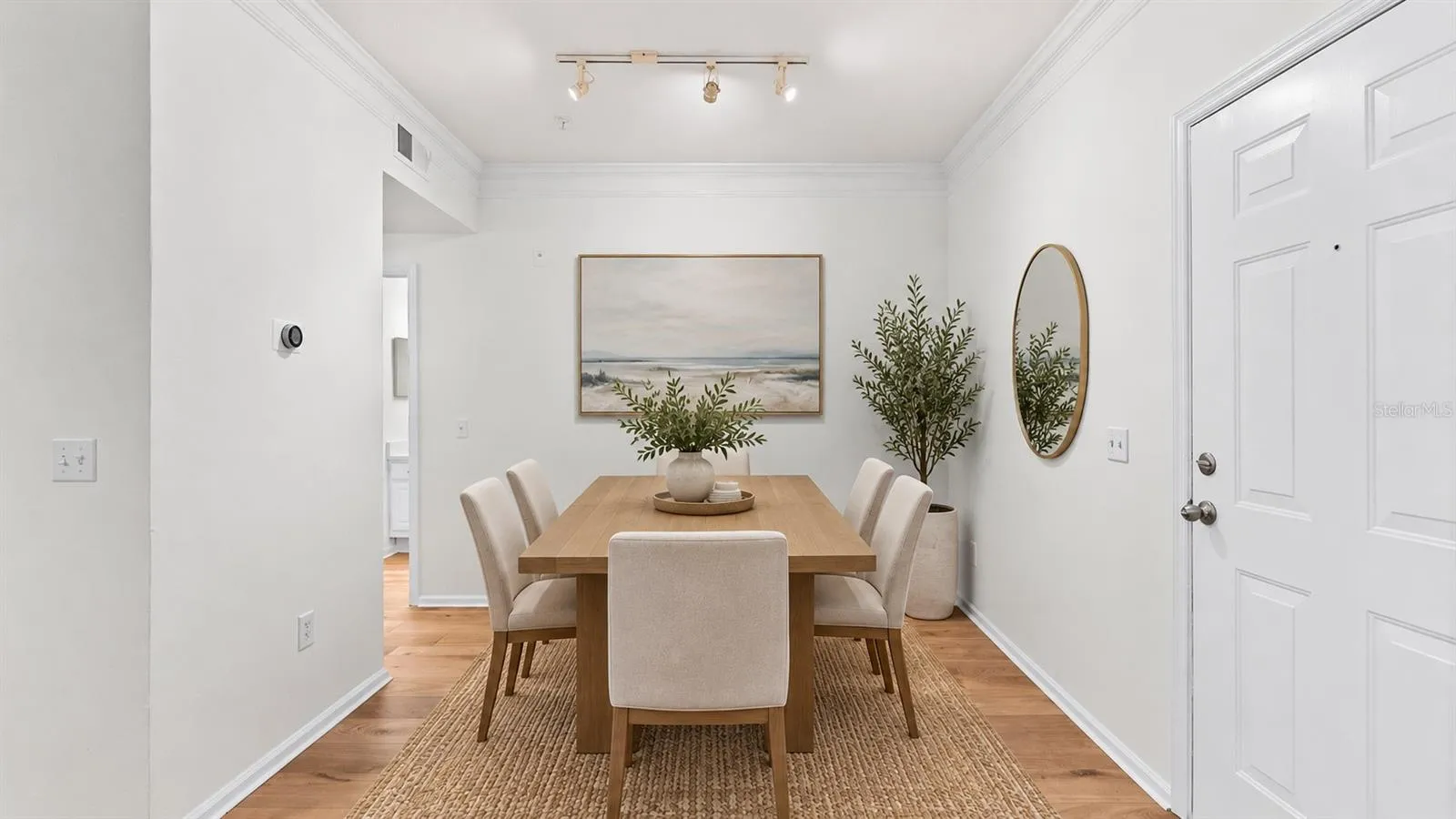 STAGED DINING ROOM