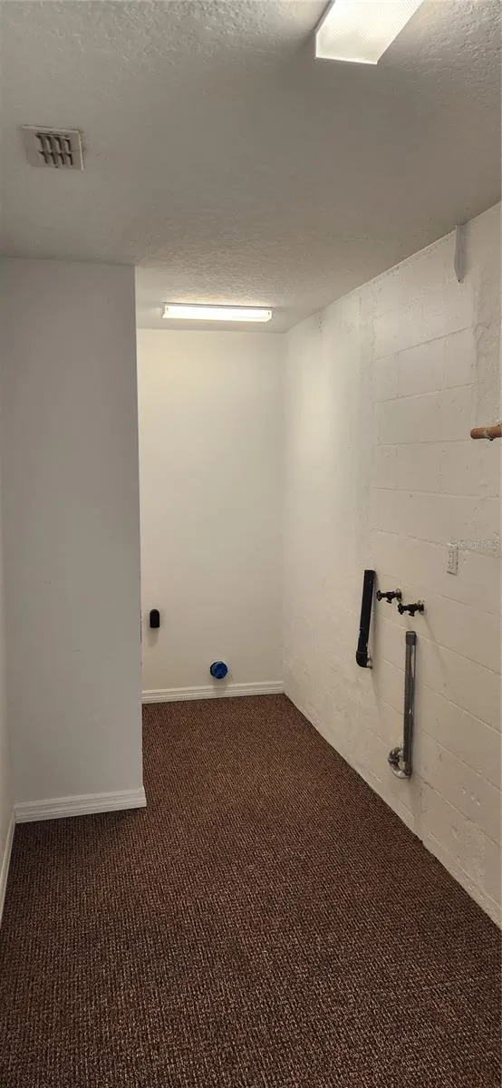 Washer and Dryer hookup with Water heater and air handler