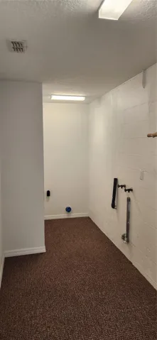 Washer and Dryer hookup with Water heater and air handler