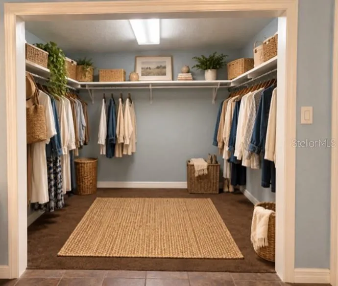 closet for main bedroom