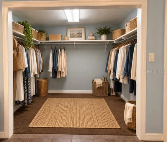 closet for main bedroom