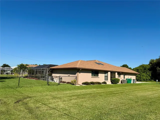 Back side of home