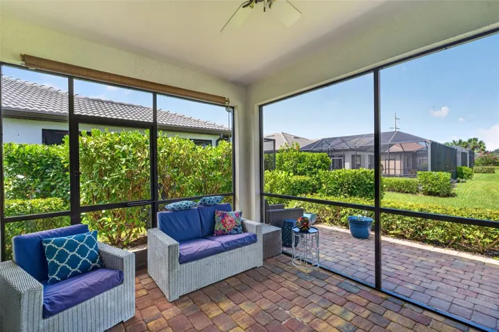 Screened lanai