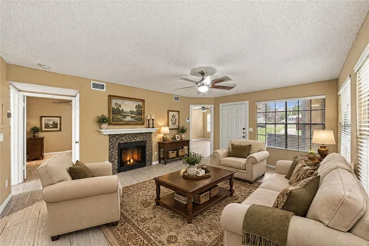 Virtually Staged Living Room