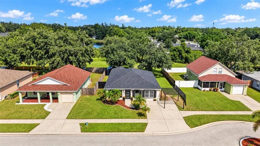 Front aerial view