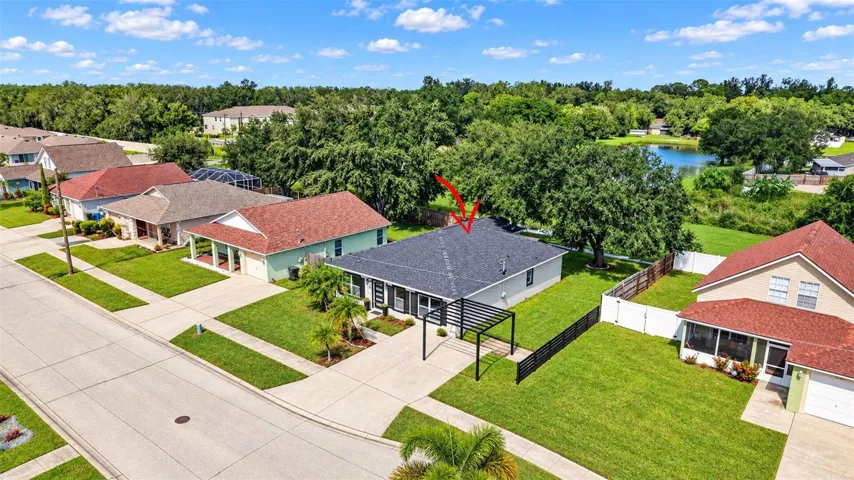 Front aerial view