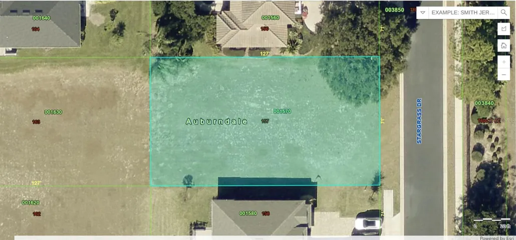 Approximate Lot Location