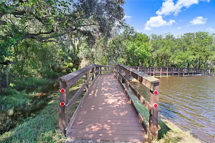 Boardwalk to walking trails