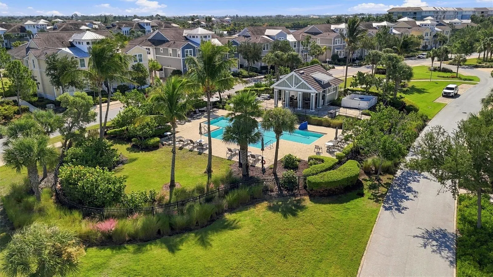 Lap Pool #2   Enjoy four community pools with cabanas and grills, plus a fun splash pad and playground—perfect for relaxing, entertaining, and making the most of Florida living!