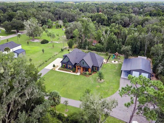 Aerial view of entire property