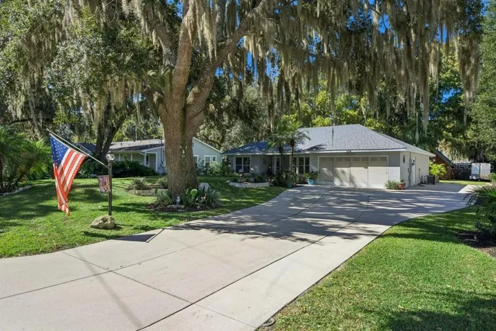 Large driveway